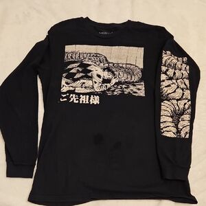 Junji Ito Collection Crunchyroll My Dear Ancestors Long Sleeve Shirt Men's Small